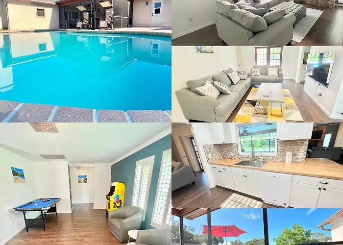 Dream Vacation Home W Heated Pool Close To Beaches Clearwater St Pete Sleeps 14